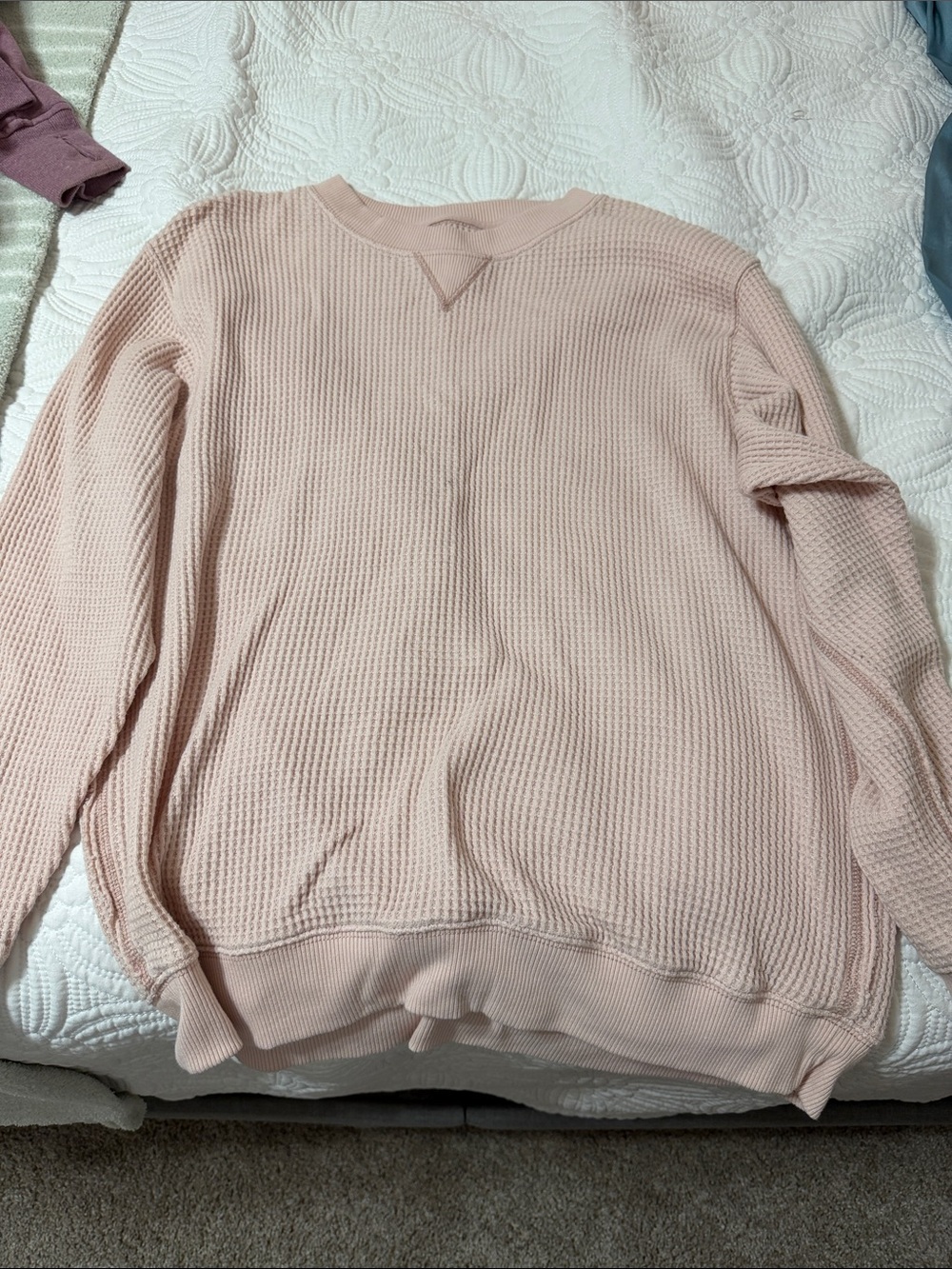 Aerie waffle knit sweater
